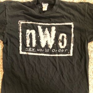 WCW WWF NWO 1998 vintage Wrestling tee (WCW tag). XL